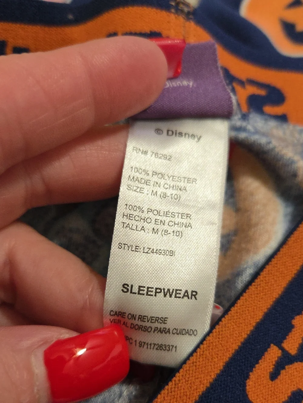 DISNEY HALLOWEEN STITCH PAJAMA PANTS - Picture 5 of 6